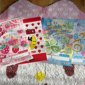 Colorful Japanese Notebooks Set